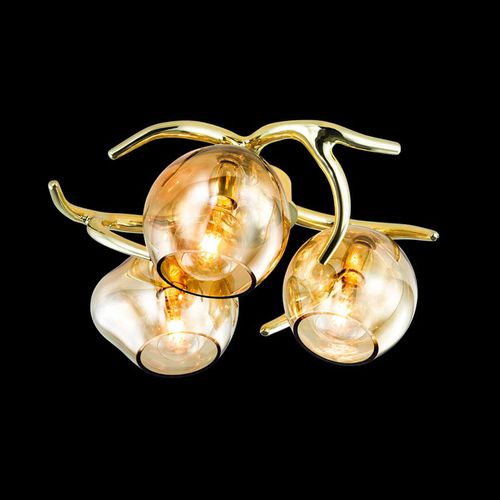 Deckenleuchte / originelles Design - ERSA - Brand van Egmond - Glas / Stahl / mit Glühlampe