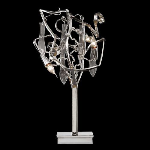Tischlampe - DELPHINIUM : DT40ST - Brand van Egmond - Stahl / originelles Design / mit Kabel