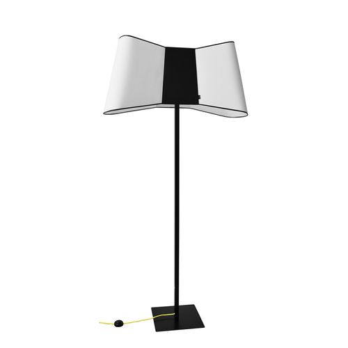Stehleuchte - COUTURE - Designheure - lackierter Stahl / Stoff / modern