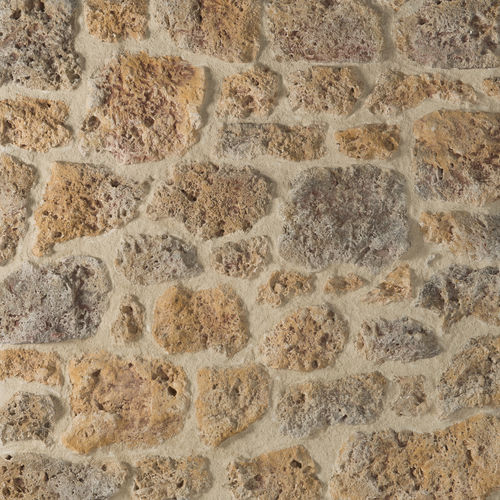 Steinverblender - MEULIERE Sark Ocher - MATIERA - Innenbereich / verklebt / modern