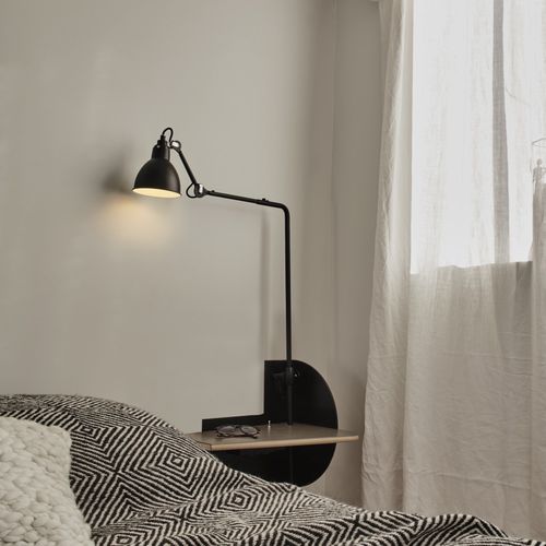 Nachttischlampe - LE MOBILIER DE GRAS - DCW éditions - Aluminium / Eiche / modern