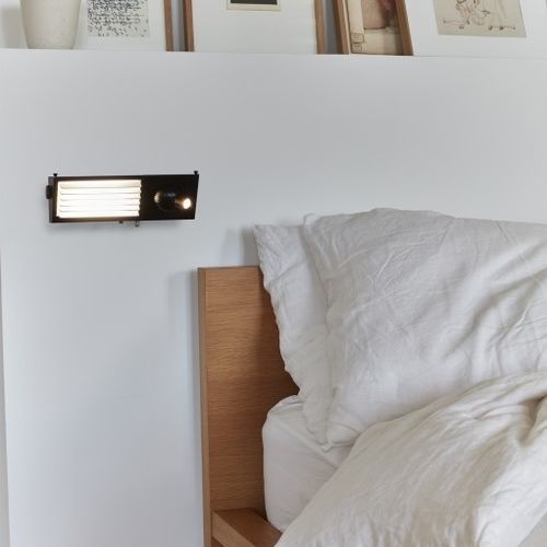 Moderne Wandleuchte - BINY BEDSIDE - DCW éditions - für den Innenraum / Aluminium / Stahl