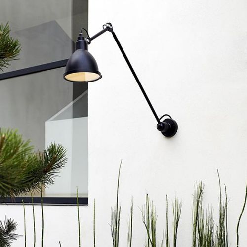 Moderne Wandleuchte - GRAS - DCW éditions - für den Innenraum / für Außenbereich / Edelstahl