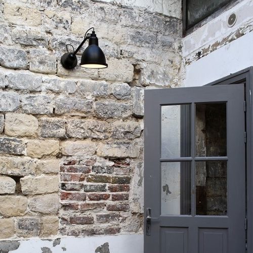 Moderne Wandleuchte - GRAS - DCW éditions - für Außenbereich / Aluminium / Edelstahl