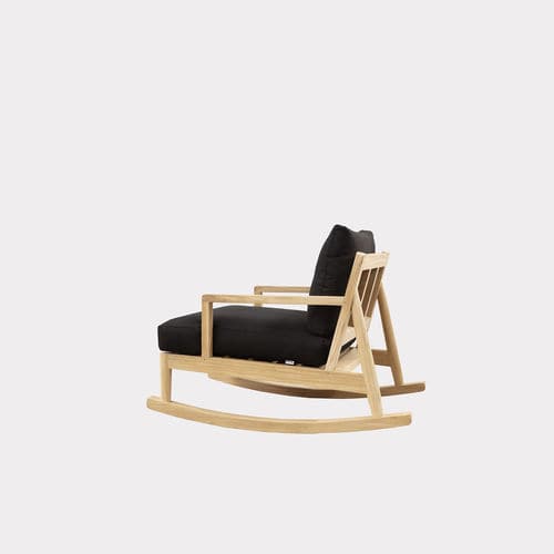 Moderner Sessel - AUSTIN - XVL HOME COLLECTION - Stoff / Holz / mit abnehmbarem Kissen