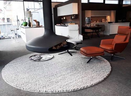 Moderner Teppich - STONE - B.I.C. Luxury Carpets - einfarbig / Wolle / rechteckig