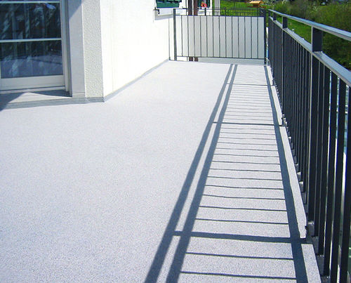 Polyurethan-Bodenbelag - KEMPERDUR DEKO TRANSPARENT - KEMPER SYSTEM - für Außenbereich / für Terrasse / für Treppen