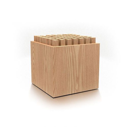 Hocker / originelles Design - HEDGEHOCK - WATERROWER FRANCE - Eiche / Buche / Esche