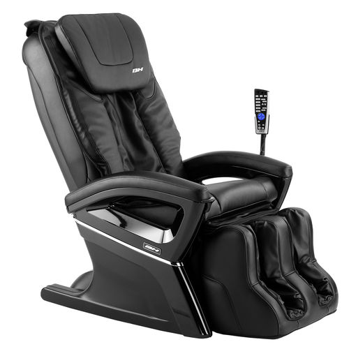 Leder-Massagesessel - PRINCE M400 - BH Fitness - mit Fußstütze / mit Kopfstütze