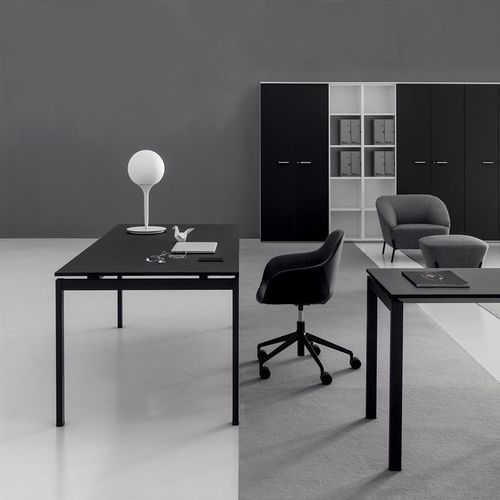 Bodenstehender Schreibtisch - DV802 PAG - Della Valentina Office - für 2 Personen / modern / Holz