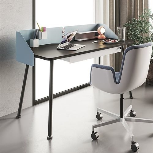 Bodenstehender Schreibtisch - DV816 NIDA - Della Valentina Office - modern / Holz / Metall