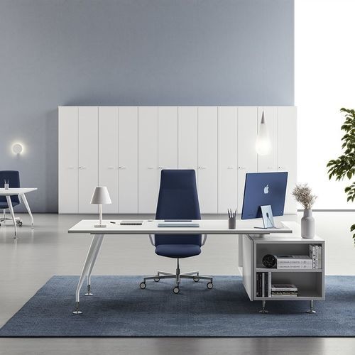 Chefschreibtisch - DV914 DAKAR - Della Valentina Office - bodenstehend / modern / Eiche