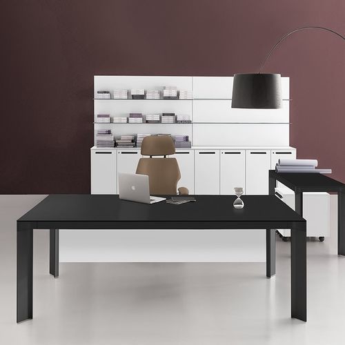 Chefschreibtisch - DV903 TAY - Della Valentina Office - bodenstehend / modern / Holz