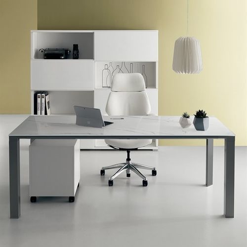 Chefschreibtisch - DV901 VERTIGO - Della Valentina Office - bodenstehend / modern / Holz