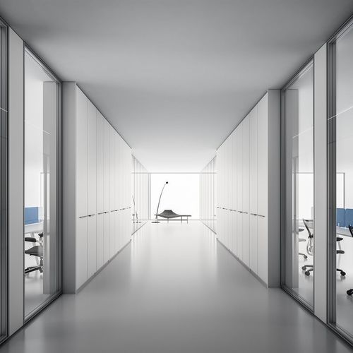 Schrank-Trennwand / für Lagerung - DV605  - Della Valentina Office - Melamin