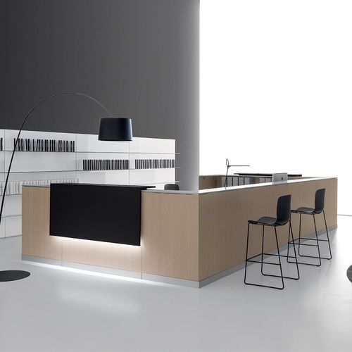 Modulare Empfangstheke - DV703 QUBO - Della Valentina Office - Holz / für Büro / für Hotels