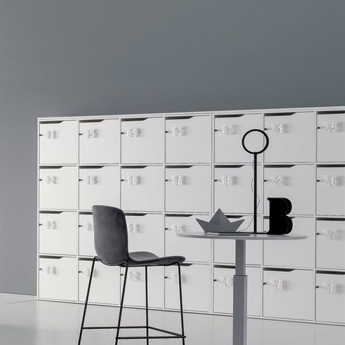 Holz-Garderobenschrank - DV549 - Della Valentina Office - mit Schlüssel / für Lagerung / gesichert