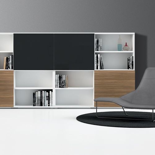 Modul-Bücherregal - DV522 ROMA - Della Valentina Office - wandmontiert / modern / für Gewerbegebrauch