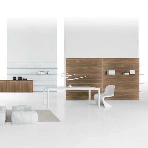 Wandmontiertes Regal - DV530 BOISERIE - Della Valentina Office - Modul / mit Rollen / modern
