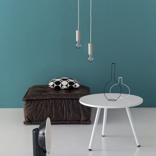 Moderner Couchtisch - DV300 - Della Valentina Office - Glas / Holz / Gestell aus Metall