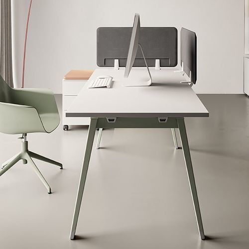 Bodenstehender Schreibtisch - COMP_10_HOS - Della Valentina Office - modern / Metall / gerade