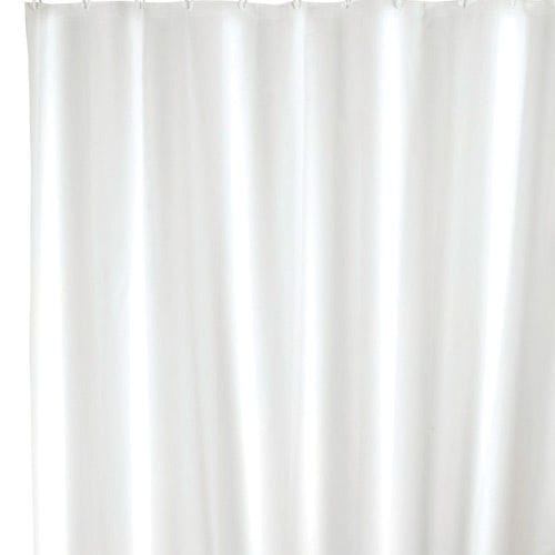 Weißer Duschvorhang - RID00001 - Creactive Paris - einfarbig / Stoff / 200x120 cm