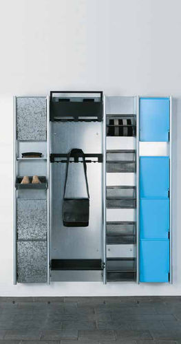 Moderner Schuhschrank - Lehni - selbsttragend / Holz / für Privatgebrauch