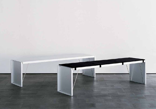 Moderne Bank - Lehni - Metall
