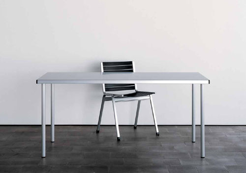 Moderner Tisch - Lehni - Aluminium / rechteckig