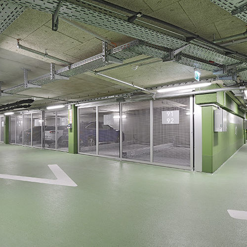 Parksystem mit Plattform - TRENDVARIO 6100 - KLAUS Multiparking GmbH - mit Aufzug
