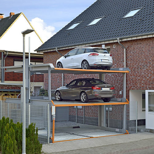 Parksystem mit 3 Einschüben - MULTIBASE G63 - KLAUS Multiparking GmbH - mit Plattform