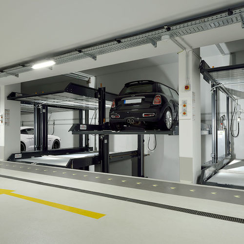 Parksystem mit 2 Einschüben - MULTIBASE 2072i - KLAUS Multiparking GmbH - mit Plattform