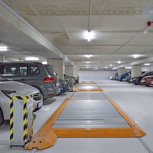 Gleitende Parkhebebühne - PARKBOARD PE - KLAUS Multiparking GmbH - elektrisch