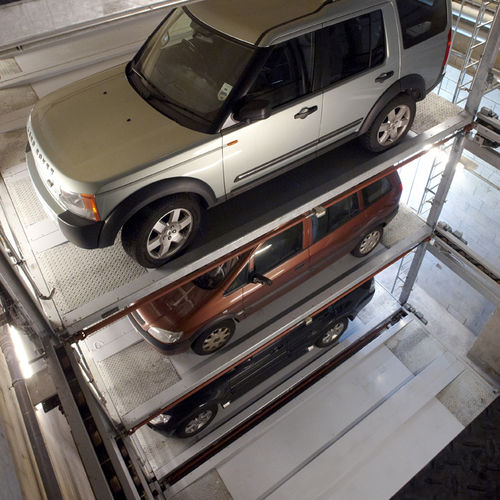 Parksystem mit Plattform - MASTERVARIO F2 - KLAUS Multiparking GmbH - mit Aufzug