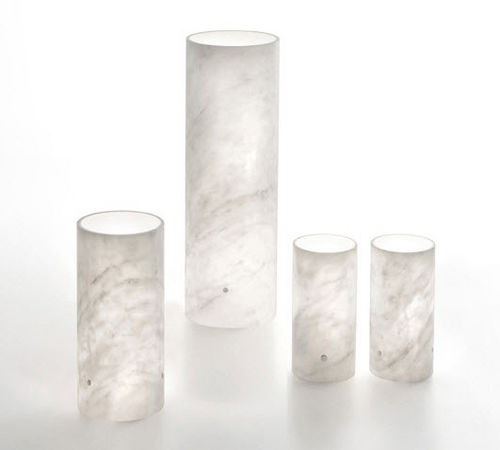 Moderne Leuchtsäule - LUMA - Marsotto - Marmor / LED / für den Innenraum