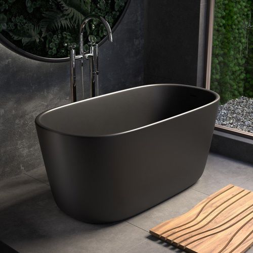 Ovale Badewanne - LULLABY MINI  - Aquatica Marmite SP. Z.o.o - freistehend / für Wohnungen / Mineralwerkstoff