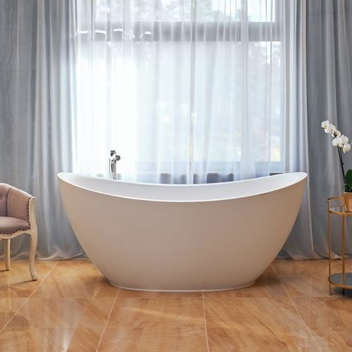 Ovale Badewanne - LILLIAN - Aquatica Marmite SP. Z.o.o - freistehend / für Wohnungen / zur beruflichen Nutzung