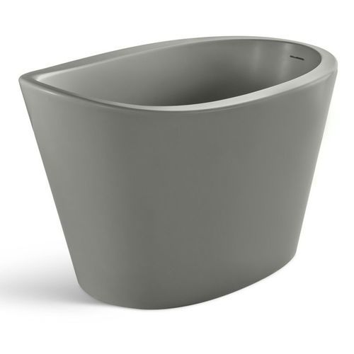 Ovale Badewanne - TRUE OFURO - Aquatica Marmite SP. Z.o.o - freistehend / für Wohnungen / Mineralguss