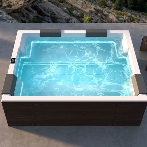 Whirlpool zum Aufstellen - VIBE SPA - Aquatica Marmite SP. Z.o.o - rechteckig / Viersitzer / Fünfsitzer