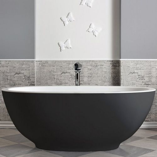 Ovale Badewanne - KAROLINA-WHT-2 - Aquatica Marmite SP. Z.o.o - freistehend / für Wohnungen / Mineralguss
