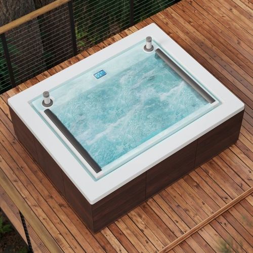 Whirlpool zum Aufstellen - DOWNTOWN-INF - Aquatica Marmite SP. Z.o.o - rechteckig / Viersitzer / Verbundwerkstoff