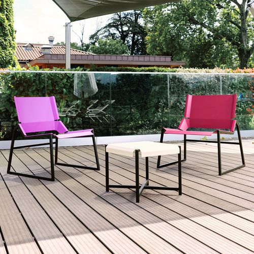 Moderner Couchtisch - PLEATS - TF URBAN - Aluminium / Stahl / Gestell aus heißlackiertem Stahl