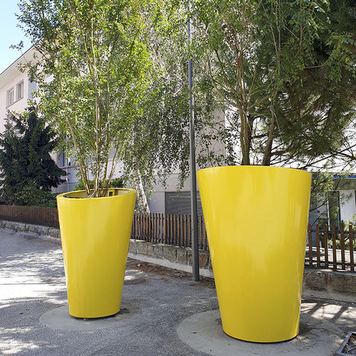 Stahl-Pflanzkübel - SION - TF URBAN - konisch / maßgefertigt / 100% recycelbar