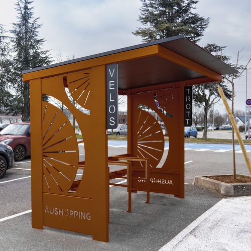 Gesicherter Fahrradunterstand - LE FOREZIEN - TF URBAN - nachhaltig / Design / recycelbar
