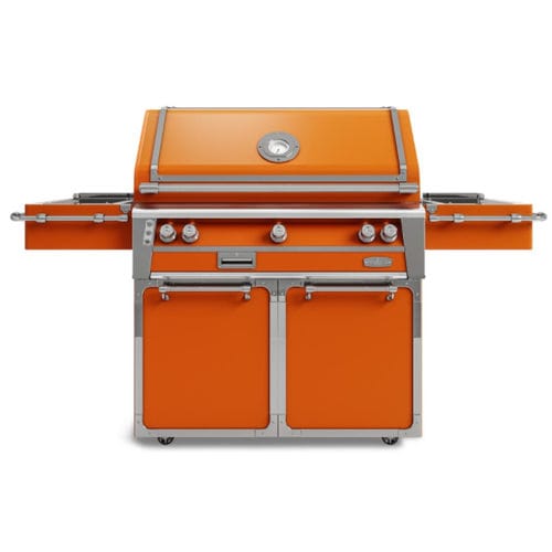 Gas-Gartengrill - BBQ42 - Officine Gullo - Holz / freistehend / Einbau