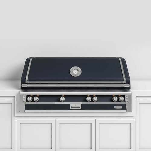 Gas-Gartengrill - BBQ56T - Officine Gullo - Holz / freistehend / Einbau
