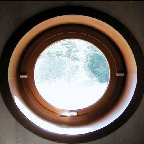 Holzfenster - isamserramenti - Schwing / mit Wärmedämmung / Ochsenauge