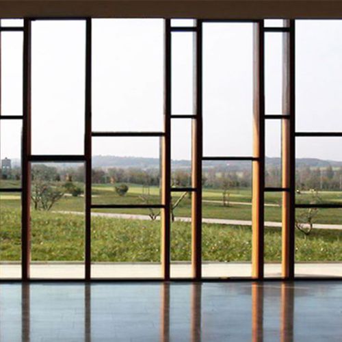 Paneel-Vorhangfassade - isamserramenti - aus Holz / Spiegel