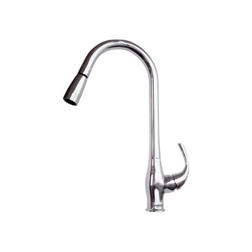 Aufsatz-Einhebelmischer - 511PN - Rubinetterie Mariani - aus verchromtem Metall / für Küche / 1-Loch