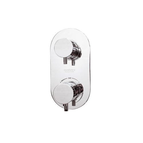 Einbau-Einhebelmischer - 126T2 - Rubinetterie Mariani - für Dusche / thermostatisch / verchromter Messing